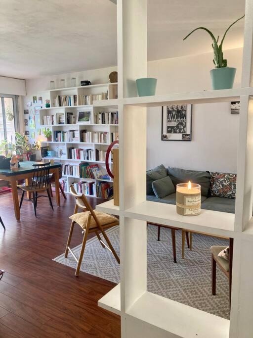Paris : Appartement Familial Avec Parking Prive Clichy Dış mekan fotoğraf